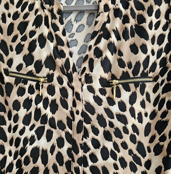 International concepts Leopard Print blouse - Picture 6 of 7